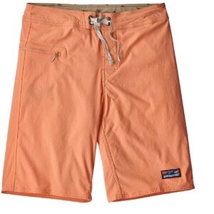 Patagonia Wavefarer Board Shorts Swim Stretch 7” Mens 34 Orange Cream Vacation
